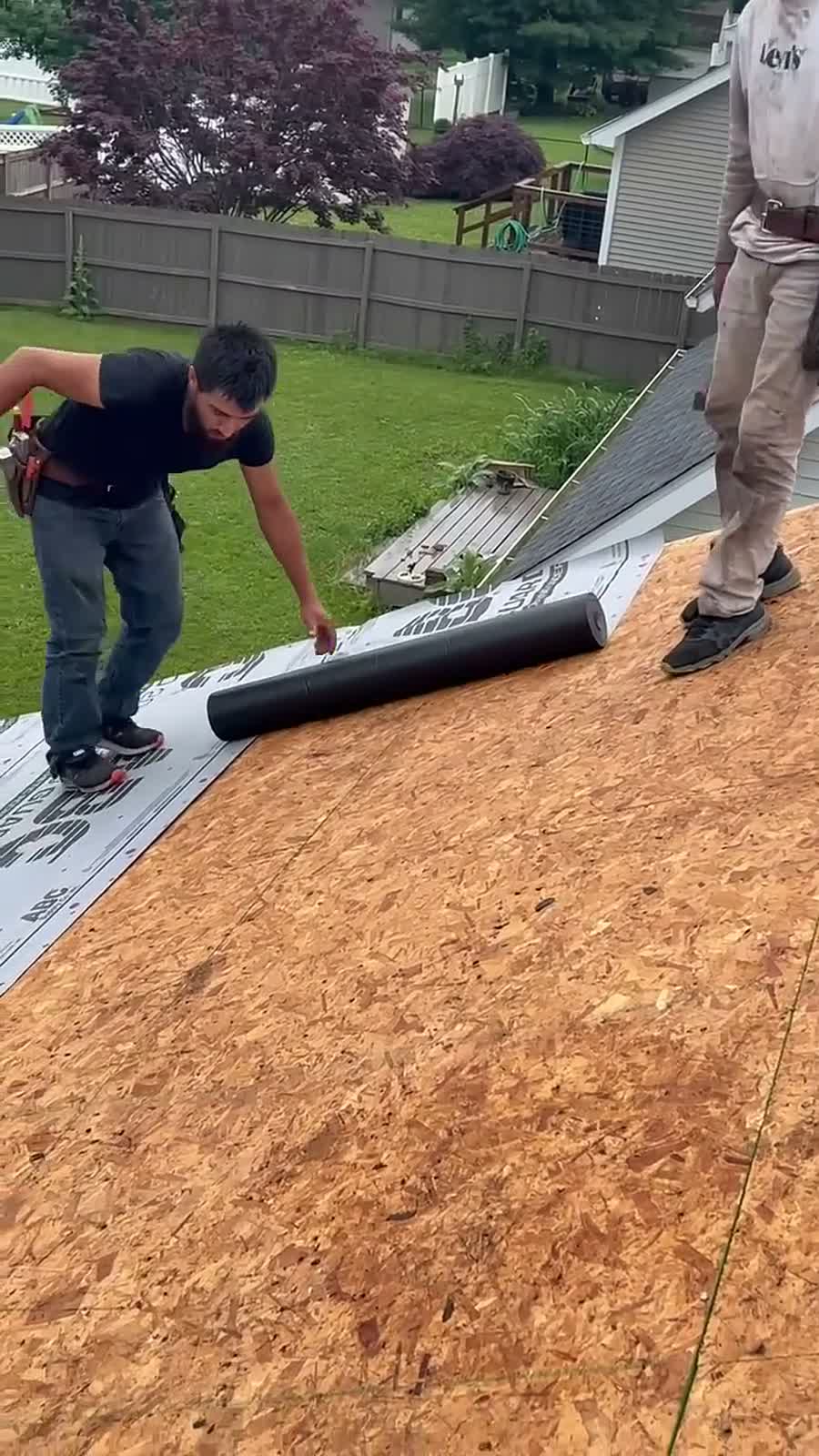 Exposed deck from supplied reference footage