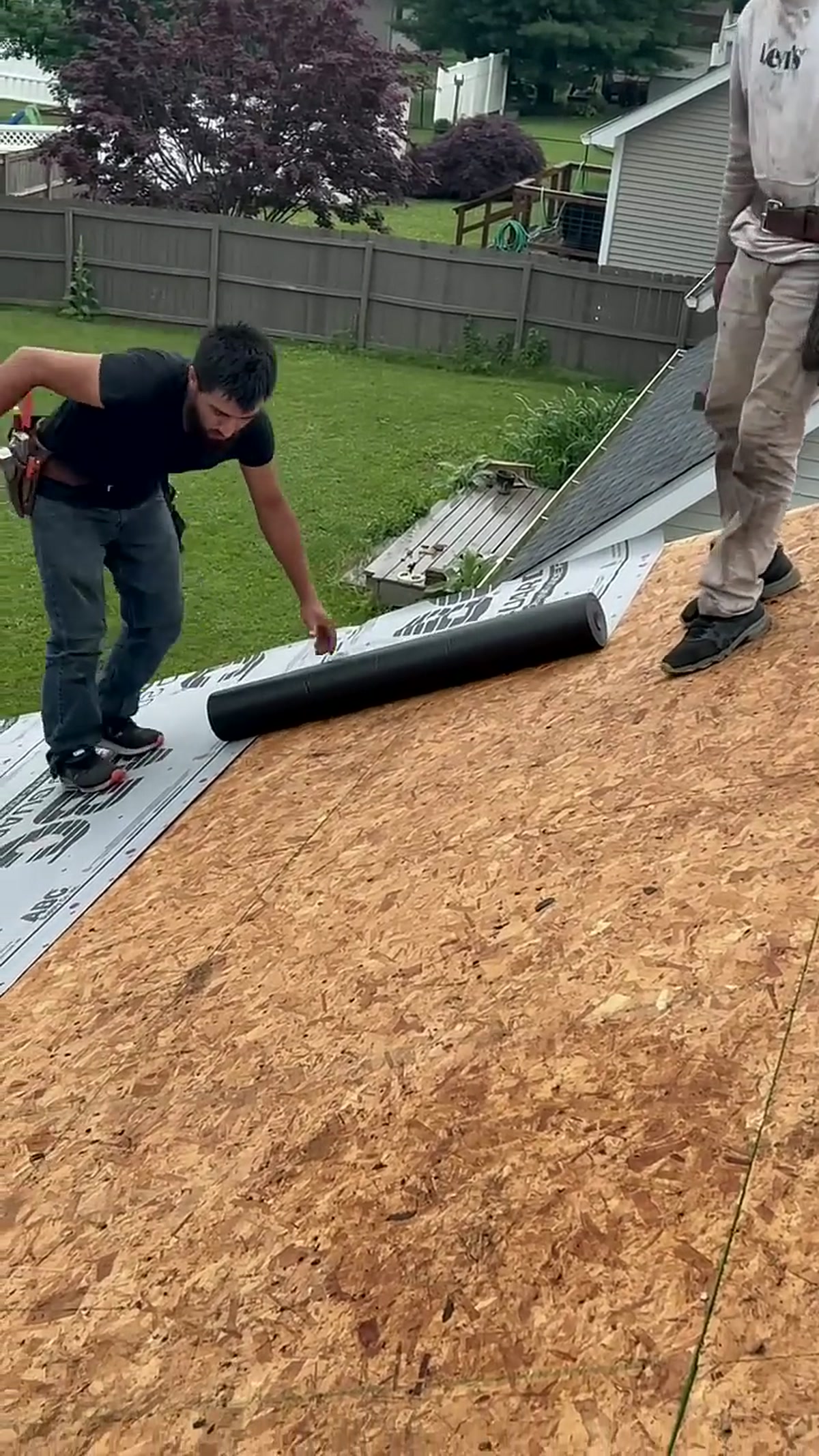 A layer underneath